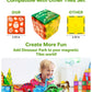 Asago Magnetic Tiles Dinosaurs Magnet Building Blocks Toys For Kids Ages 3-5 4-8 8-12 Creative Animals Educational Stack Tile Construction For Boys Girls Toddlers 5-7 Year Old To Stem Learning