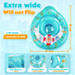 Baby Pool Float With Canopy Upf50+ Sun Protection, Inflatable Kids Pool Floats With Toy Play Console For Baby 6-36 Months, Infan