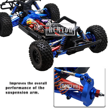 RCMYou Upgrades Part for 1/10 ARRMA Granite/Senton 4x4 3S Blx & Mega 550,Vorteks 4x4 3S Blx,Alloy Front Rear Suspension Arm & St