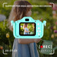 Snowall Kids Camera Toys With Green Dinosaur Camera For Kids,Cute Portable Little Boys Gifts Kids Camera Toys For 3-12 Years Old