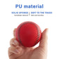 Baisidiwei Soft Baseballs  Foam Training Baseball 12 Pack for Kids Regulation Size Foam Baseballs for Soft & Safe tossing  Catching and Batting Practice (red)