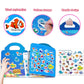 Reusable Sticker Book For Kids, Ocean Stickers Educational Learning Toys Travel Stickers Activity Books For Toddler Girls Boys Age 3+ Birthday Gifts