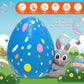 Easter Egg Bubble Machine For Kids Automatic Bubble Blower Rabbit Bubble Maker For Outdoor Easter Party Gift For Toddlers Blue