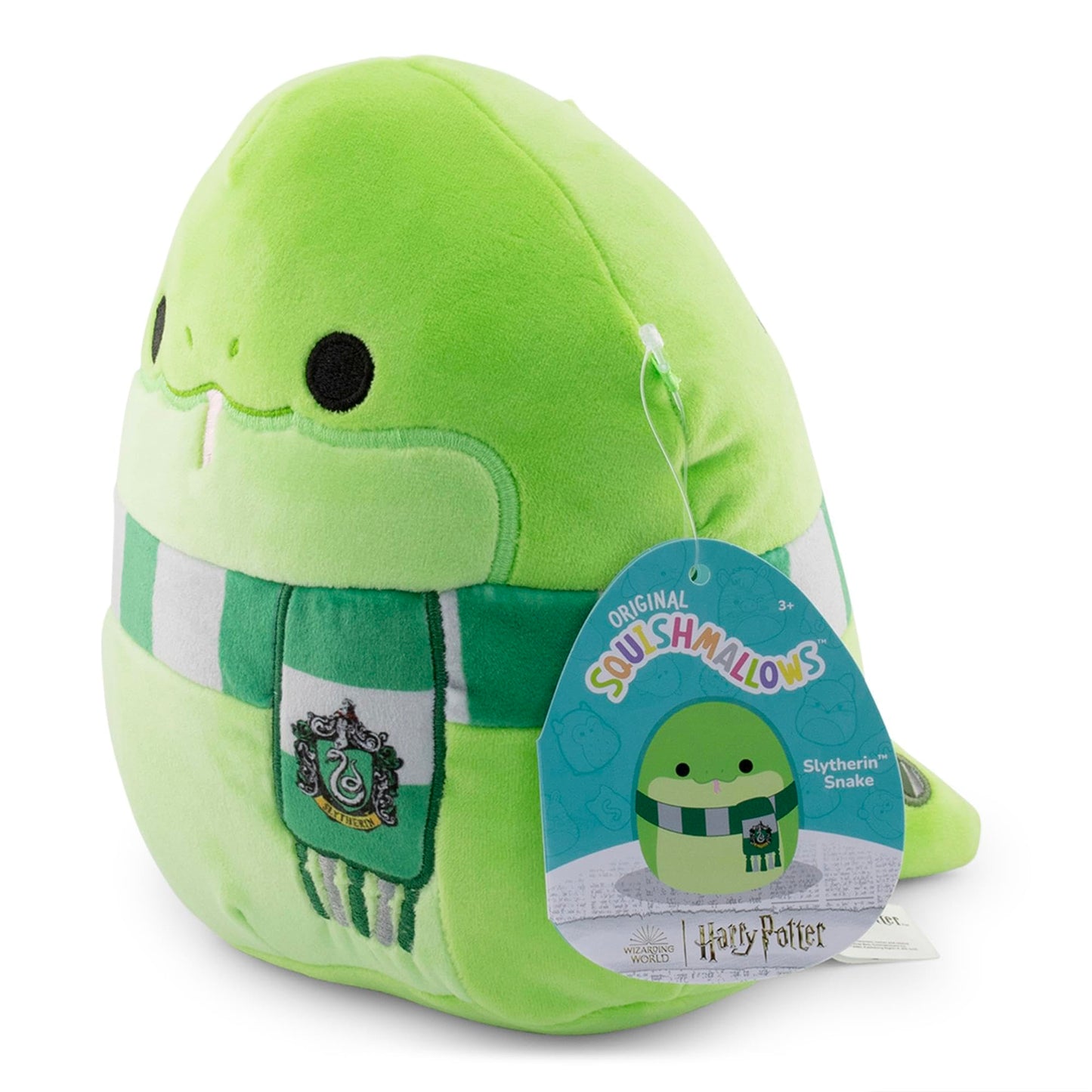 Squishmallows Original Harry Potter 8-Inch Plush - Medium-Sized Ultrasoft Official Jazwares Plush (Snake)