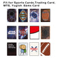 100Ps Soft Clear Card Team Bag Protectors Sleeves For Card Game,Top Loader Fit For Magic Cards And Premium Cards And Mtg,Basebal