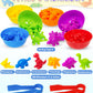 Yetonamr Counting Dinosaurs Montessori Toys For 3 4 5 Years Old Boys Girls, Toddler Preschool Learning Activities Toys For Kids Ages 2-4, 3-5, 4-8, Birthday Gifts Sensory Toys