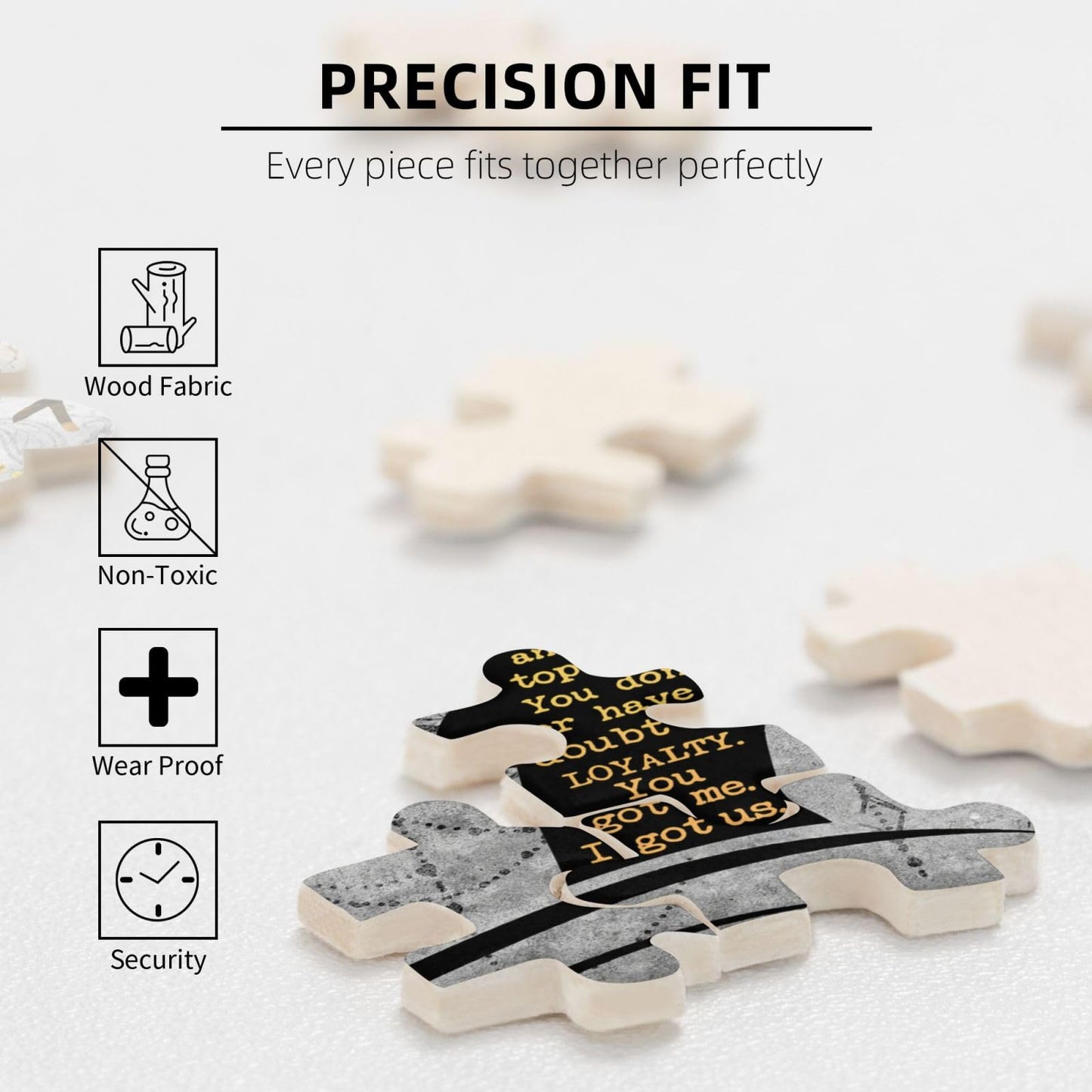 African American Puzzles for Adults 1000PCS Afro Black King and Queen Jigsaw Puzzles Black Couple Inspirational Quotes Woman Men