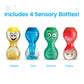 Hand2Mind Express Your Feelings Sensory Bottles- Primary Emotions, Toddler Sensory Toys, Quiet Fidget Toys, Play Therapy Toys, C
