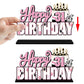 Lingteer Happy 31St Birthday Pink Acrylic Table Topper Centerpieces Set - Cheers To 31 Years Old Birthday 31St Bday Party Gift Decorations.