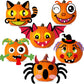 Pumpkin Decorating Kits for Kids Craft Foam Stickers for Party Favor Supplies 18 Pack