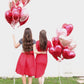 Lovoir 10 Pcs Red Pearl Pink Heart Shape Foil Mylar Balloons 18 Inch Love Balloons For Valentine'S Day Birthday Party Decoration