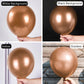 PartyWoo 12 Inch Copper Metallic Balloons, 50 pcs Rubber Balloons for Party Decorations, Birthday, Wedding - Copper-G132