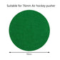 Kasteco 6 Pack Self Adhesive Air Hockey Mallet Felt Pads, Green,74Mm