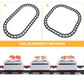 Toyandona Sushi Train Set Rotating Table Food Train Battery Powered Electric Train Toy Under Christmas Tree Train Track For Kids