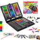Dorvix 150Piece Art Set For Kids With Carry Case, Complete Drawing & Painting Kit With Markers, Watercolours, Colour Pencils, C