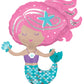 Anagram 30 Shimmering Mermaid Mylar Foil Balloon Birthday Party Decoration