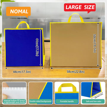 large Felt Flannel Board 22.8*19.7 In,Felt Story learning Board for Toddlers,Classroom,Preschool,Kiddie Corner, Interactive,Fold