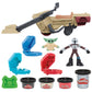 Play-Doh Star Wars: The Mandalorian Launching Speeder Playset, Bendy Grogu & 4 Inch Mando Action Figures, Imagination Toys for 4