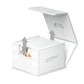 Ultimate Guard Sidewinder 133+, Deck Box for 133 Double-Sleeved TCG Cards, White, Magnetic Closure & Microfiber Inner Lining for