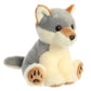 Aurora® Snuggly Lil Wiley™ Wolf Stuffed Animal - Comforting Companion - Imaginative Play - Gray 5 Inches
