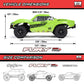 ARRMA RC Truck 1/10 Fury 2wd Short Course Truck RTR (Battery and Charger Not Included), Green, ARA3221T1