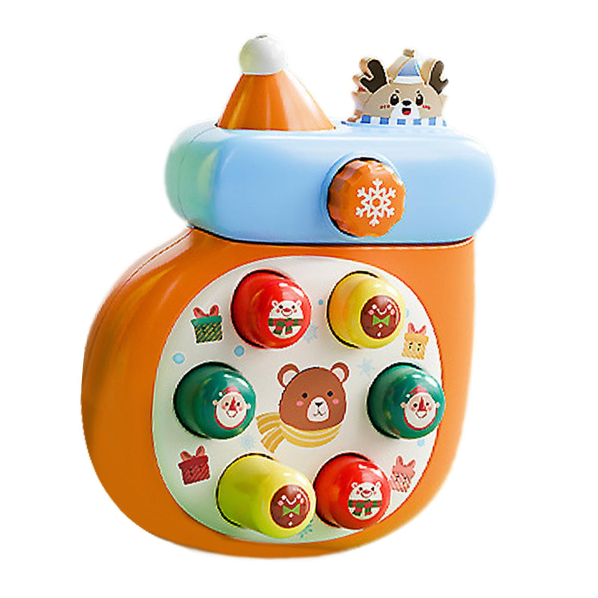 Loom Tree 2Xkids Sensory Toy Memory Game For Age 3 4 5 6 Years Girls Boys Orange | Toys For Baby | Developmental Baby Toys