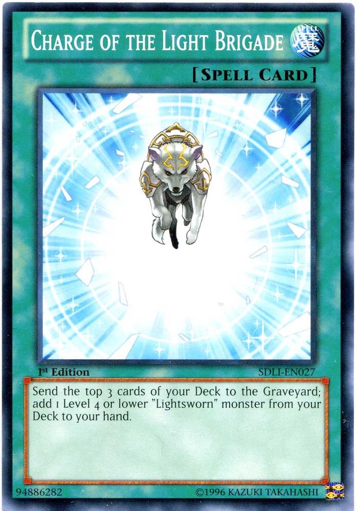 Yu-Gi-Oh! - Charge Of The Light Brigade (Sdli-En027) - Structure Deck: Realm Of Light - 1St Edition - Common