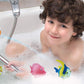 Bohs Rubber Squirting Fish - Cute Floating Cartoon Soft - Baby Bath Play Water Marine Animals Toys - 6 Count