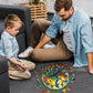 Woodbests Wooden Jigsaw Puzzle For Adults, Mandala Peacock Puzzle (M, 190Pcs, 11.8'X11.1') Beautiful Wooden Box, Puzzle Wood Unique Shape, Birthday Gifts For Adults And Kids Family Game
