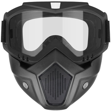 YScare Tactical Mask Compatible with Nerf Rival, Apollo, Zeus, Khaos,Atlas, & Artemis Blasters Rival Airsoft Mask,Black Detachab