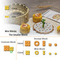 ENJBRICK Mini Building Blocks Teapot Kit for Adutls,Cute City Tea Shop Building Set for Girls 8-12 Years 690 pcs