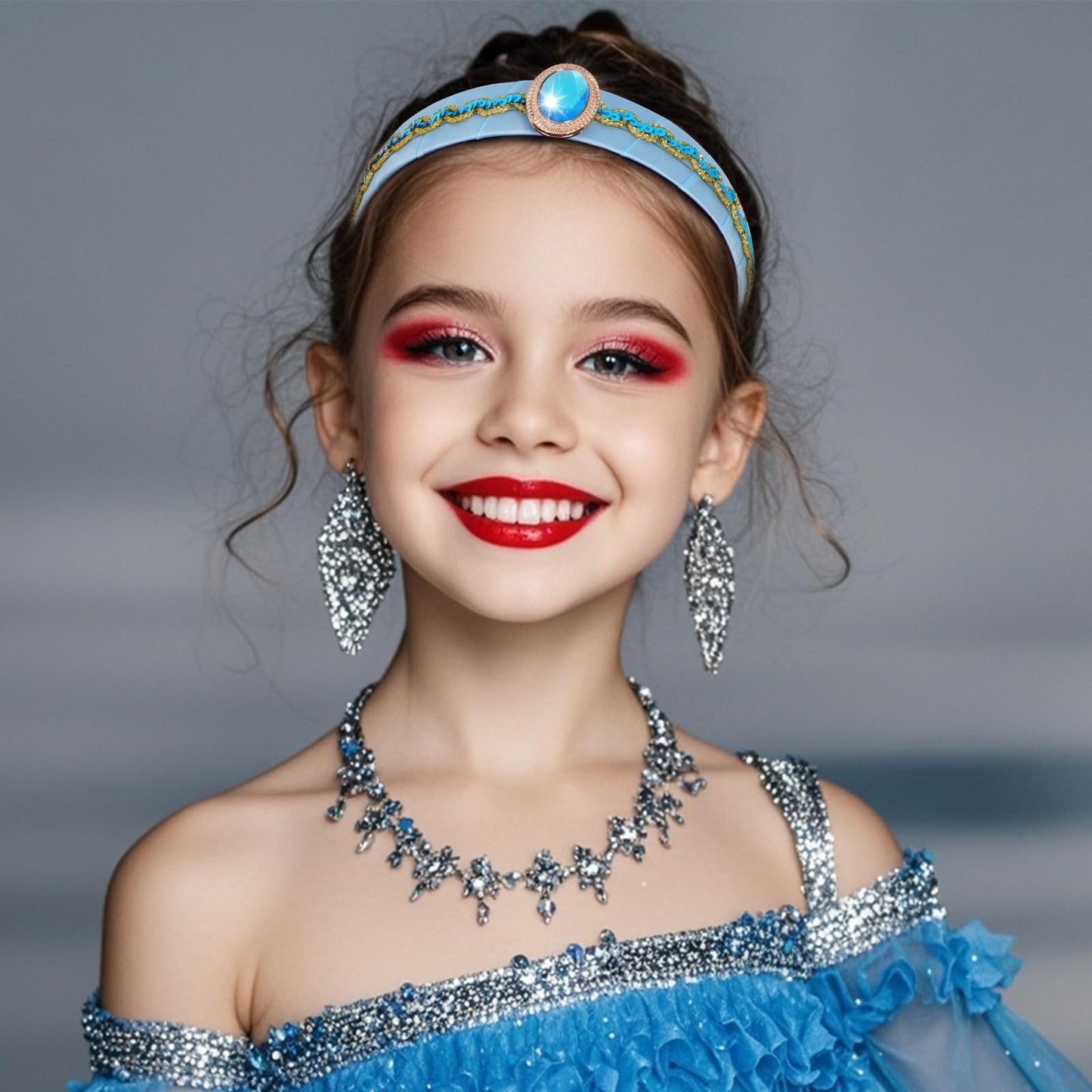 Jmkcoz Women Girls Princess Costume Headband Dress Up Headband For Halloween Cosplay Christmas Party Dress Up Accessories