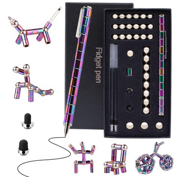 Upgrade Fidget Pen-Magnetic Pen-Fidget Toys For Boys Girls Age 8-12-Gifts For Teenage Girls Boys-Toy Pen Decompression Magnetic