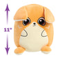 Just Play Flipeez Large Plush Jinx Fox Toy, Multicolor, Soft Polyester, Ages 3+