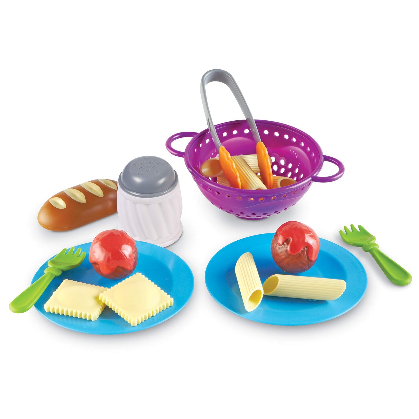 Learning Resources New Sprouts Pasta Time - 20 Pieces, Ages 2+ Pretend Play Food for Toddlers, Preschool Learning Toys, Kitchen 