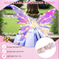 Electric Fairy Butterfly Wings For Kids Girls Adults, Light Up Butterfly Wings For Women, Iridescent Wings Dress Up For Dogs, Ro