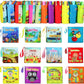 Teytoy My First Soft Book, Nontoxic Fabric Baby Cloth Activity Crinkle Soft Books For Infants Boys And Girls Early Educational Toys (Pack Of 12)