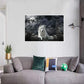 WACYDSD Jigsaw Puzzle 1000 Piece Crow and White Wolf mature-themed Puzzle Kids Puzzle Wooden Puzzle Toy DIY Kit Home Decor 75x50cm