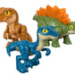 Fisher-Price Imaginext Jurassic World Dinosaur Toys, Hatchlings 6-Piece Figure Set For Pretend Play Preschool Kids Ages 3+ Years