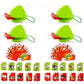 Chameleon Tongue Shooting Game, Frog Tongue Game with Blowing air, Insect Cardboard Included, Multiplayer, Funny Family Desktop 