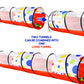 Kids Play Tunnel For Toddlers, Pop Up Crawl Through Tunnel Play Tent For Baby Infant Children Or Dog With 2 Mesh Sides, Kids Tunnel Toys Or Gift Indoor & Outdoor (Red Crawling Tent With Dots)