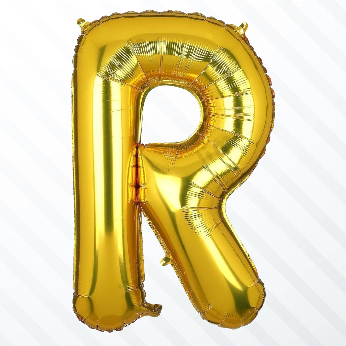 Flyloons Gold R Alphabets Letter Foil Balloons Perfect for Birthday Decoration Items, Anniversary, Bachelorette, Wedding, Farewe