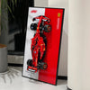 iLuane Display Wallboard for Lego Technic Ferrari SF-24 F1 Model Car Kit Building Set 42207  mature-themed Collectibles Wall Mount  Home or Office D?cor  Two-Tone (No Car Included)