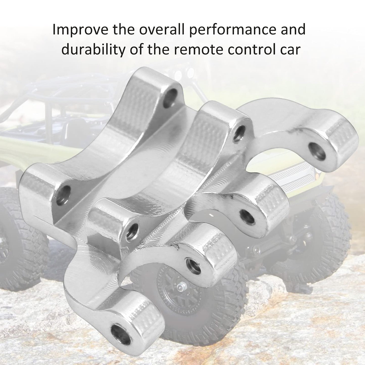 Rear Axle Truss, Rear Axle Truss Aluminum Alloy Axial Scx24 Upgrades With Screws For Axial Scx24/90081/C10 1/24 Simulated Rc Car