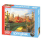 Springbok 500 Piece Jigsaw Puzzle - Westminster Bridge, Engineered Wood, Multi-Color, Model 33-01542, Made in USA