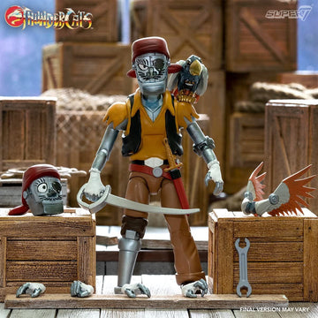Super7 Ultimates! Thundercats Captain Cracker - 7' Thundercats Action Figure With Accessories Classic Cartoon Collectibles And Retro Toys