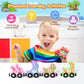 Zeoddler Toys For Toddlers, 11 Magnetic Wooden Dinosaur Train Set, Montessori Toys For Toddlers, Preschool Educational Material For Kids, Birthday Gifts For Boys, Girls