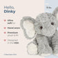 Bearington Collection Dinky The Elephant 11 Inch Stuffed Elephant - Stuffed Animal - Plush Elephant