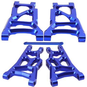 Vgoohobby Aluminum Suspension A-Arms Set w/Tie Bar Front Rear Upgrades Parts Compatible with 1/10 Traxxas Slash 2WD RC Car,Repla