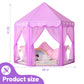Senodeer Princess Tent For Girls Indoor: With Rainbow Rug, Star Lights - Purple Play Tent For Kids, Girls Toys For Indoor Princess Games